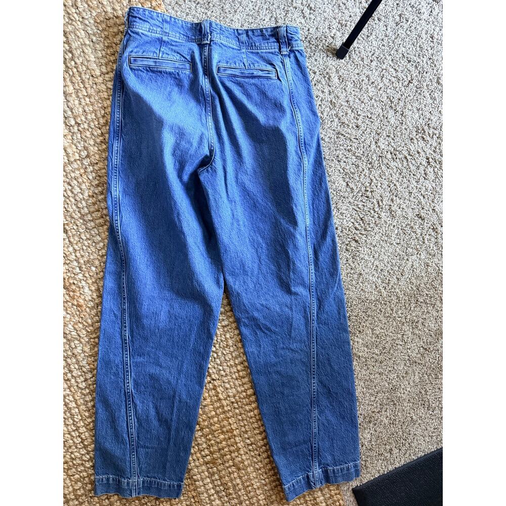 Madewell Tapered Denim Trousers 28 EUC Heavy - Picture 4 of 6